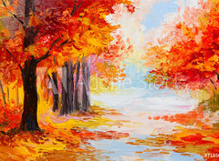 Fototapeta papr 360 x 266, 71850437 - Oil painting landscape