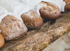 Samolepka flie 100 x 73, 72205297 - Delicious bread on the table - Lahodn chlb na stole