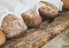 Fototapeta papr 184 x 128, 72205297 - Delicious bread on the table