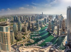 Fototapeta pltno 160 x 116, 72238284 - DUBAI, UAE - OKTOBER 10: Modern buildings in Dubai Marina, Dubai - DUBAI, Spojen arabsk emirty