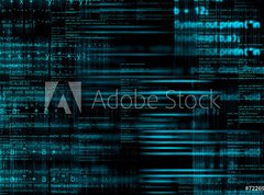 Samolepka flie 270 x 200  Abstract computer code background, 270 x 200 cm