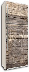 Samolepka na lednici fólie 80 x 200, 72381127 - Symbol of the house with silver key on vintage wooden background - Symbol domu se stříbrným klíčem na vinobraní dřevěné pozadí