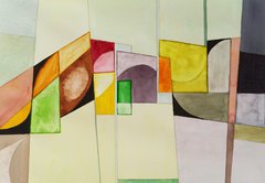 Samolepka flie 145 x 100, 72414571 - an abstract watercolor painting