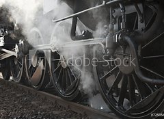 Fototapeta160 x 116  Steam Locomotive, 160 x 116 cm