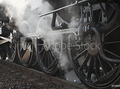 Samolepka flie 270 x 200  Steam Locomotive, 270 x 200 cm