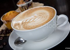 Fototapeta pltno 240 x 174, 7254216 - Painted Coffee - Malovan kva