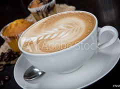 Fototapeta vliesov 270 x 200, 7254216 - Painted Coffee - Malovan kva