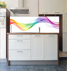 Fototapeta do kuchyn flie 180 x 60, 728026049 - Abstract background of bright colorful wavy lines