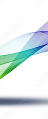 Samolepka na dveře fólie 90 x 220, 728026049 - Abstract background of bright colorful wavy lines