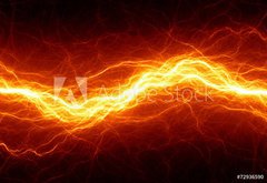 Fototapeta174 x 120  Abstract hot fire lightning, 174 x 120 cm