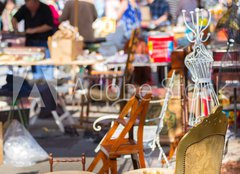 Fototapeta pltno 240 x 174, 72974875 - Sunday flea market. - Nedln ble trh.