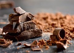 Fototapeta254 x 184  Dark chocolate, 254 x 184 cm