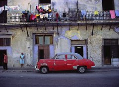 Samolepka flie 100 x 73, 7313323 - street picture of habana