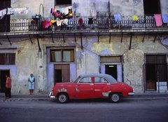 Fototapeta254 x 184  street picture of habana, 254 x 184 cm