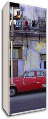 Samolepka na lednici flie 80 x 200  street picture of habana, 80 x 200 cm