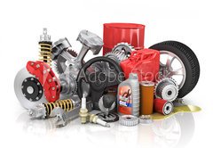 Fototapeta pltno 174 x 120, 73468839 - Set of parts of car. 3d render