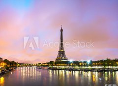 Fototapeta vliesov 100 x 73, 73567490 - Paris - Pask panorma s Eiffelovou v