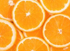 Samolepka flie 100 x 73, 73683243 - background of orange slices