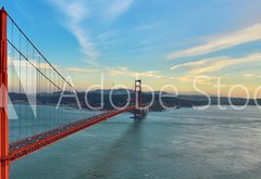 Samolepka flie 145 x 100  Golden Gate Bridge, 145 x 100 cm