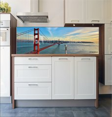 Fototapeta do kuchyn flie 180 x 60  Golden Gate Bridge, 180 x 60 cm