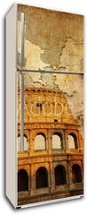 Samolepka na lednici flie 80 x 200, 74103258 - great Roman empire - conceptual collage in retro style