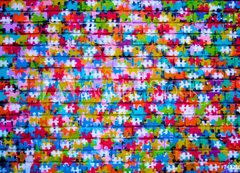 Samolepka flie 200 x 144, 74323678 - Puzzle Graffiti