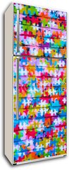 Samolepka na lednici fólie 80 x 200, 74323678 - Puzzle Graffiti