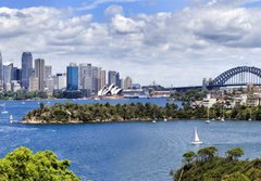 Fototapeta184 x 128  Sy CBD from Taronga 04 Panorama, 184 x 128 cm