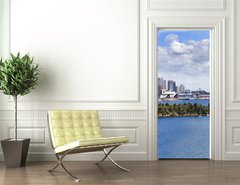 Samolepka na dvee flie 90 x 220  Sy CBD from Taronga 04 Panorama, 90 x 220 cm