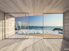 Fototapeta pltno 330 x 244, 74477865 - Empty modern lounge area - Przdn modern salonek