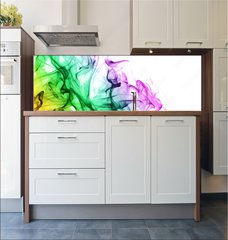 Fototapeta do kuchyn flie 180 x 60, 74531413 - colored smoke - barevn kou