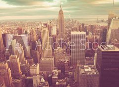 Samolepka fólie 100 x 73, 74609709 - Manhattan with vintage tone