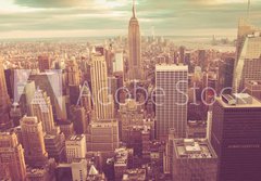 Fototapeta papr 184 x 128, 74609709 - Manhattan with vintage tone