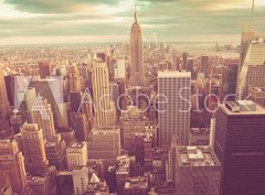 Fototapeta pltno 330 x 244, 74609709 - Manhattan with vintage tone