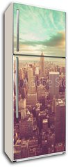 Samolepka na lednici flie 80 x 200, 74609709 - Manhattan with vintage tone