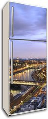 Samolepka na lednici flie 80 x 200, 75283159 - Panorama - Panorama z Pae s vhledem na Tour Eiffel