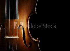 Fototapeta100 x 73  Violin orchestra musical instruments, 100 x 73 cm