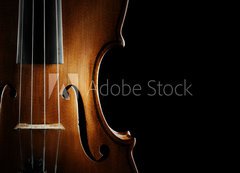 Samolepka flie 200 x 144, 75616379 - Violin orchestra musical instruments