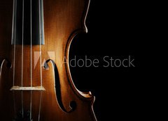 Fototapeta254 x 184  Violin orchestra musical instruments, 254 x 184 cm