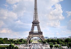 Samolepka fólie 145 x 100, 75750438 - Eiffel Tower, Paris - Eiffelova věž, Paříž