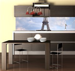 Fototapeta do kuchyn flie 260 x 60, 75750438 - Eiffel Tower, Paris