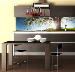Fototapeta do kuchyn flie 260 x 60, 75811470 - Oak tree
