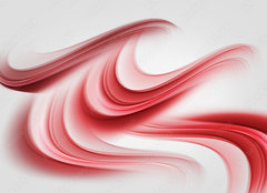 Fototapeta plátno 160 x 116, 75959567 - Elegant Red Waves - Elegantní červené vlny