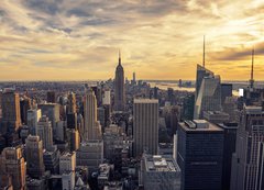 Samolepka flie 200 x 144, 76617447 - Sunset on Manhattan
