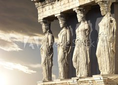 Fototapeta pltno 240 x 174, 76623104 - Caryatids, erechtheum temple on Acropolis of Athens, Greece - Caryatids, erechtheum chrm na Acropolis v Atnch, ecko
