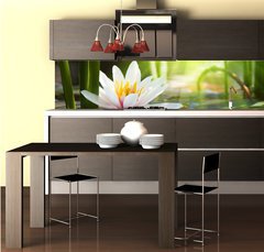 Fototapeta do kuchyn flie 260 x 60, 76650282 - lotus flower