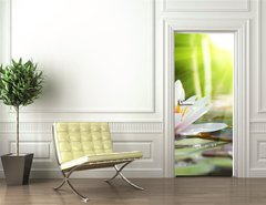 Samolepka na dvee flie 90 x 220, 76650282 - lotus flower