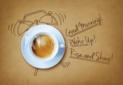 Fototapeta pltno 174 x 120, 77075904 - Good morning coffee