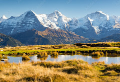 Fototapeta vliesov 145 x 100, 77312300 - Eiger, Mnch und Jungfrau