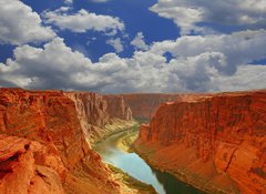 Samolepka flie 100 x 73, 7769191 - Water in the Beginning of the Grand Canyon